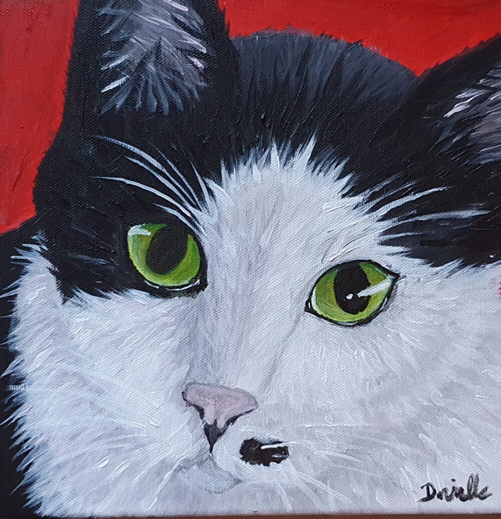 Original Acrylic Painting - Fatboy Oreo