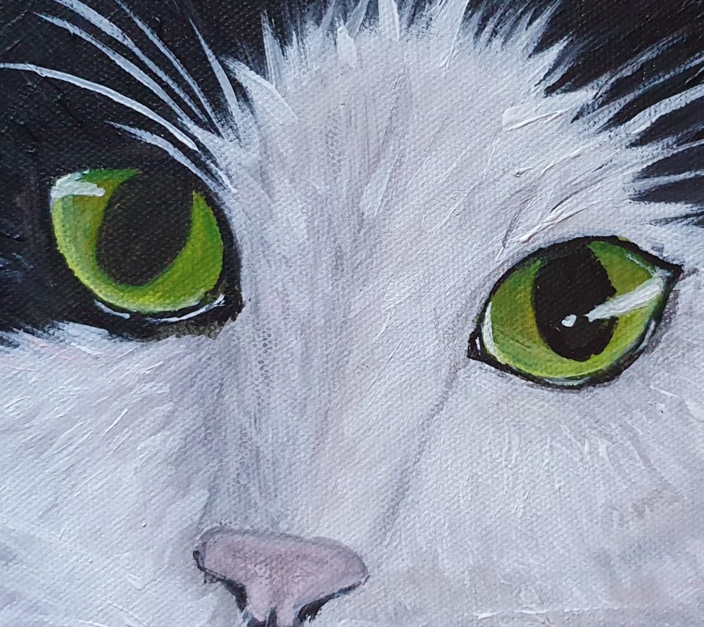 Original Acrylic Painting - Fatboy Oreo - Image 3