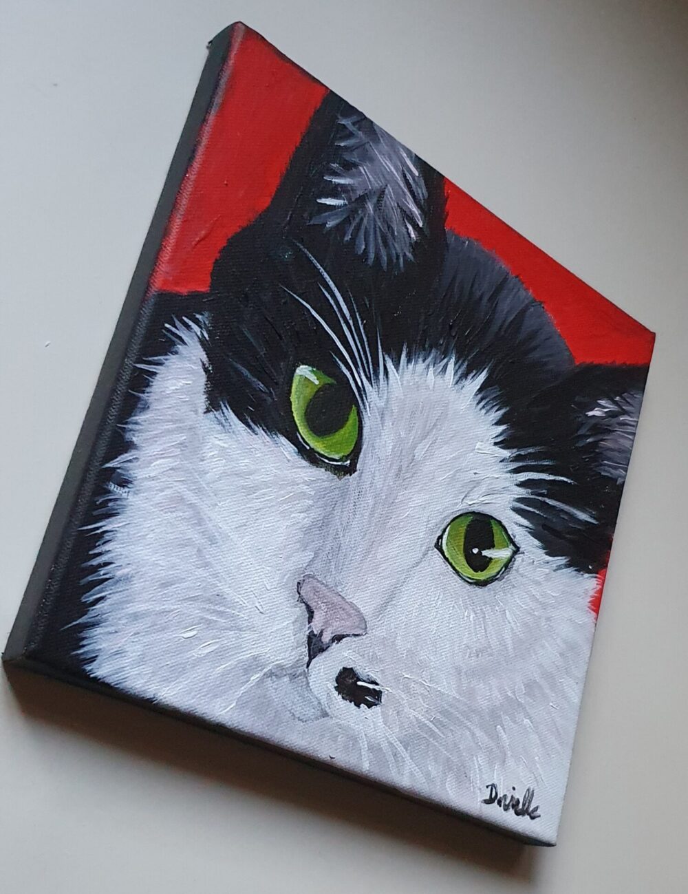 Original Acrylic Painting - Fatboy Oreo - Image 4