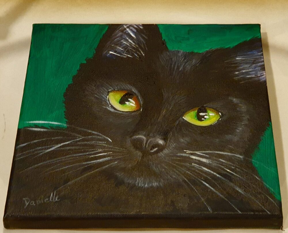 Original Acrylic Painting - Blackie - Image 3