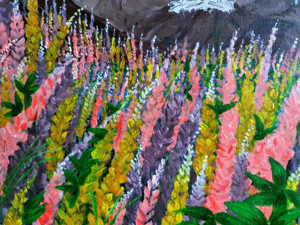 Original Acrylic Painting - Wild Flowers 3 - Image 6