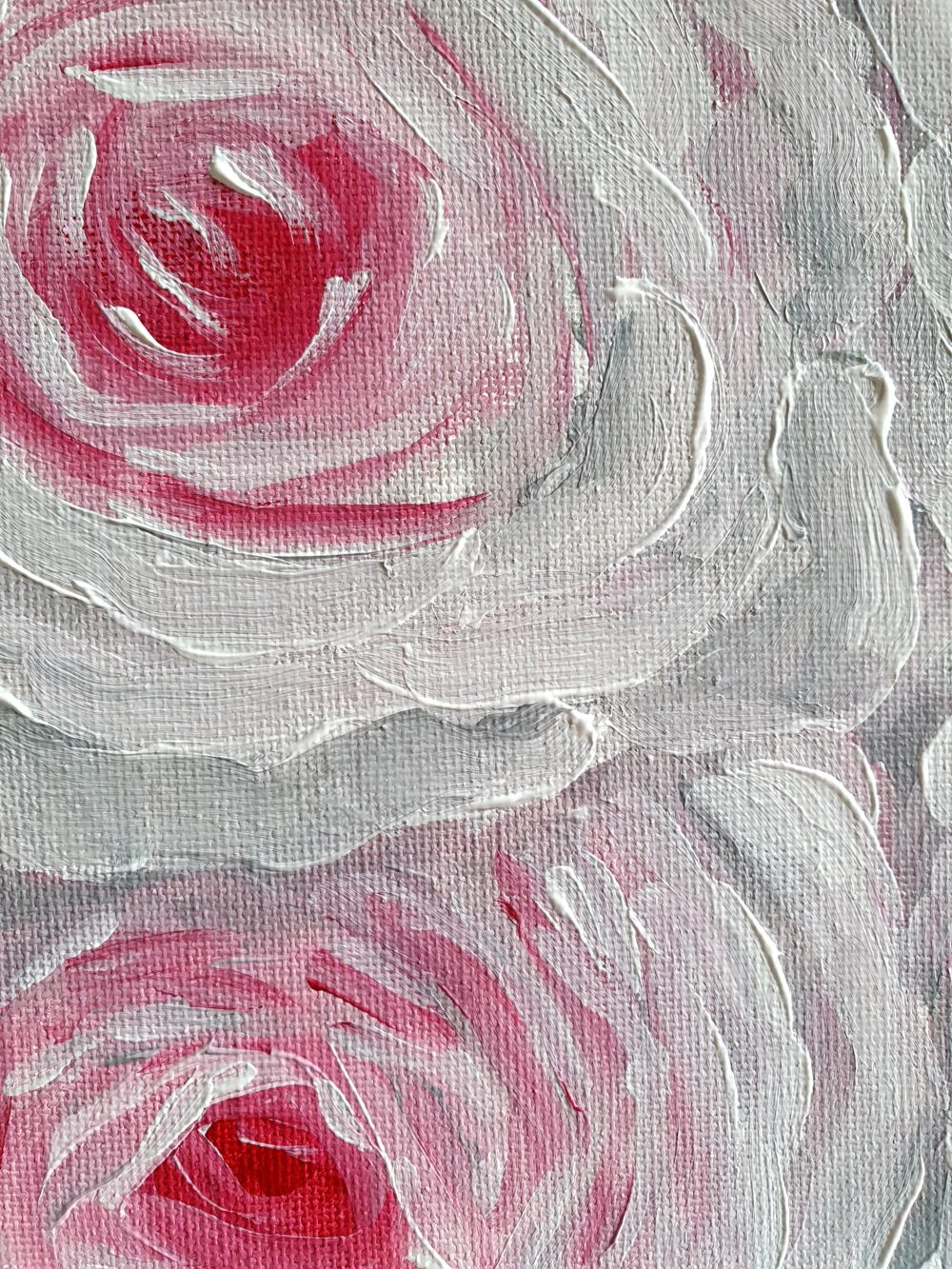 Original Acrylic Painting - La Vie en Rose 2 - Image 3