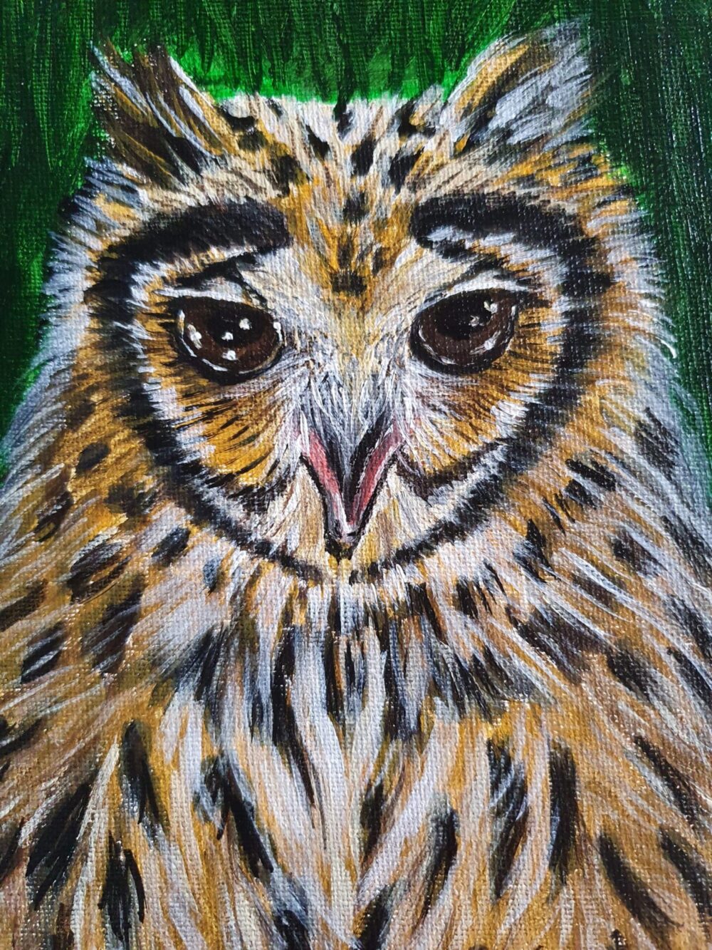 New Original Painting - Owl 3 - Image 3