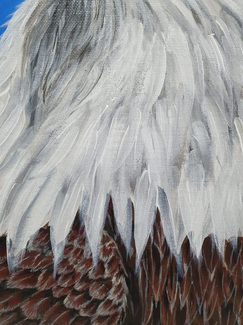 New Acrylic Painting - Bald Eagle Close-up - Image 4