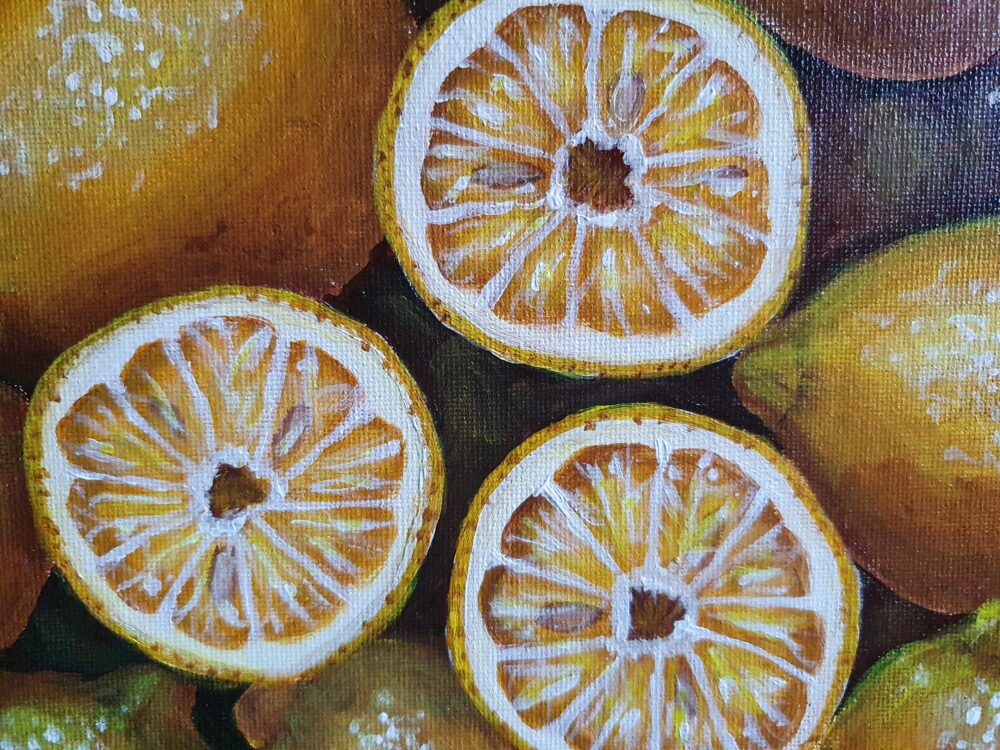 Original Acrylic Painting - When Life Gives You Lemons.... - Image 4