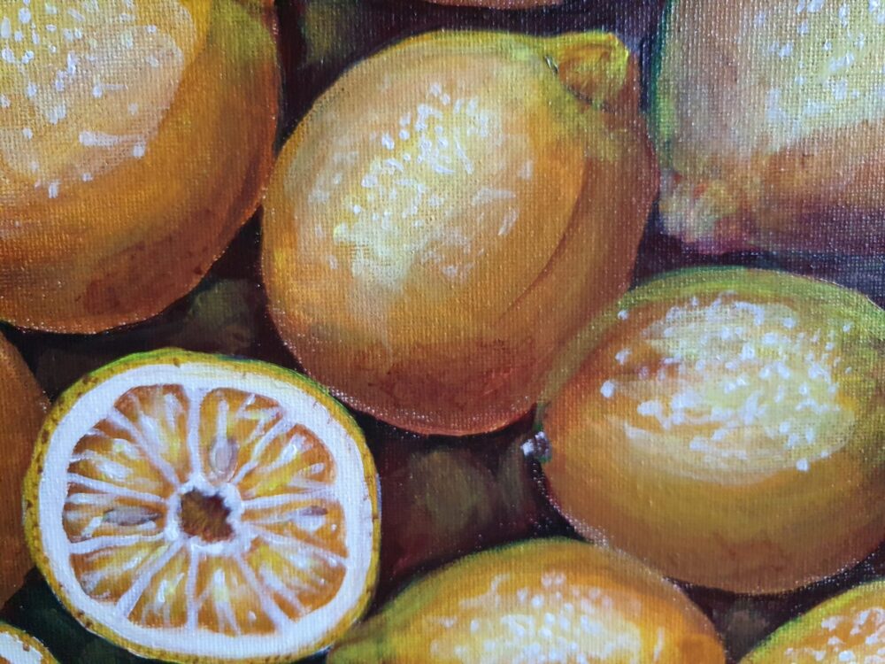 Original Acrylic Painting - When Life Gives You Lemons.... - Image 3