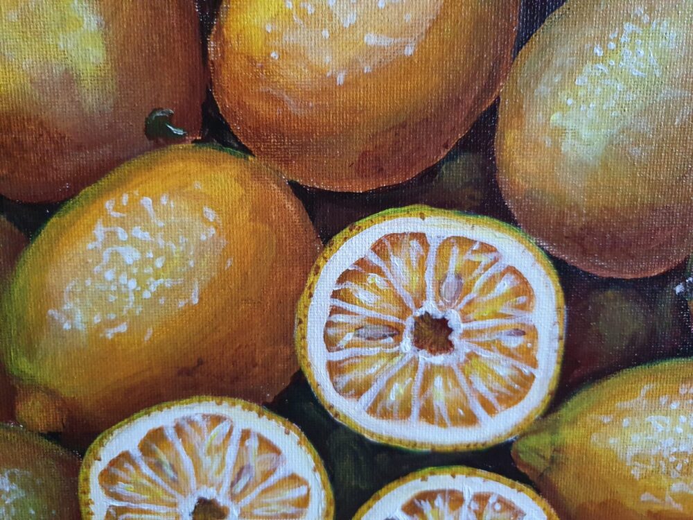 Original Acrylic Painting - When Life Gives You Lemons.... - Image 2