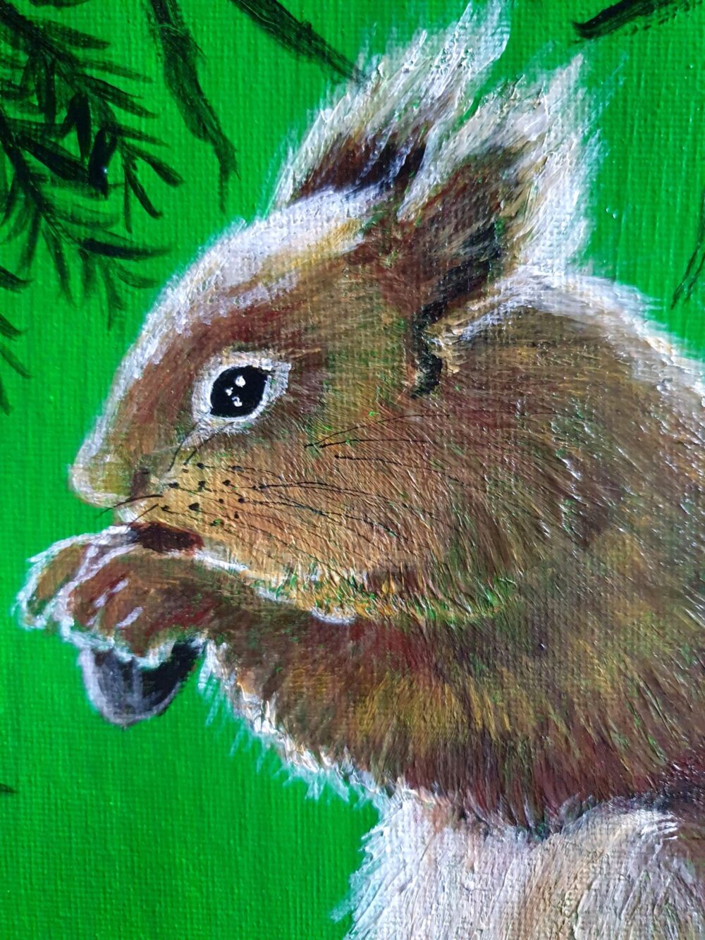 Original Acrylic Painting - Squirrel - Image 4