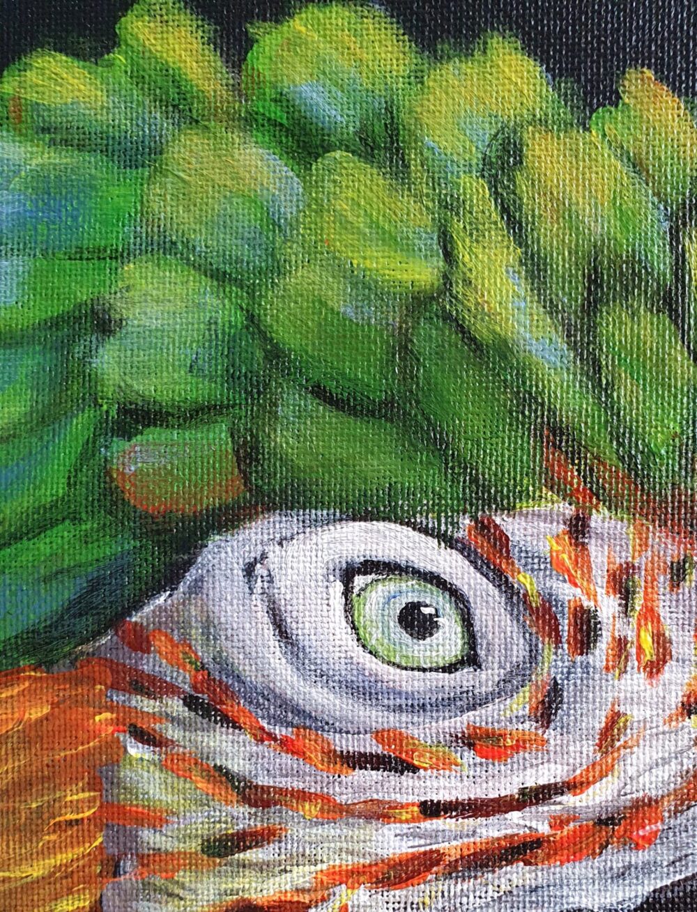 Original Acrylic Painting - Macaw - Image 3