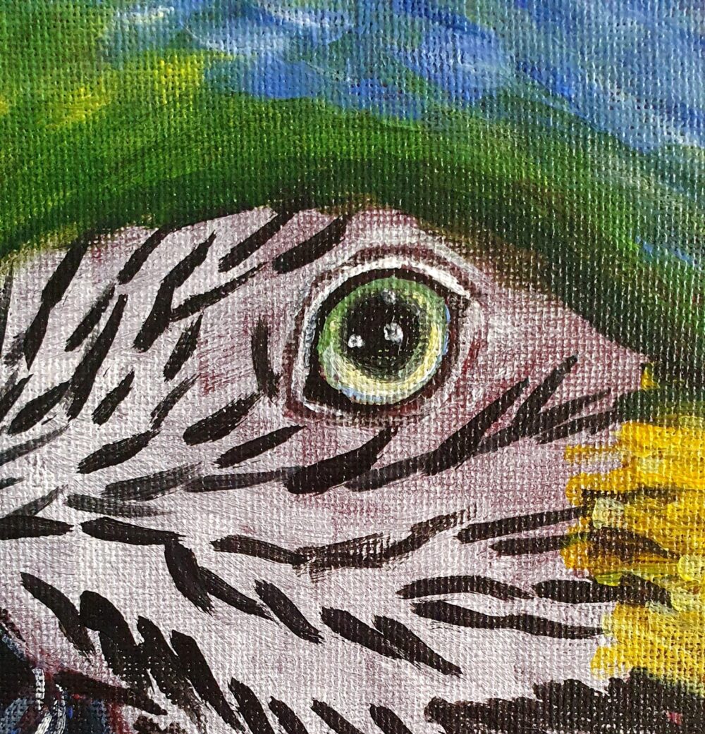 Original Acrylic Painting - Macaw III - Image 3