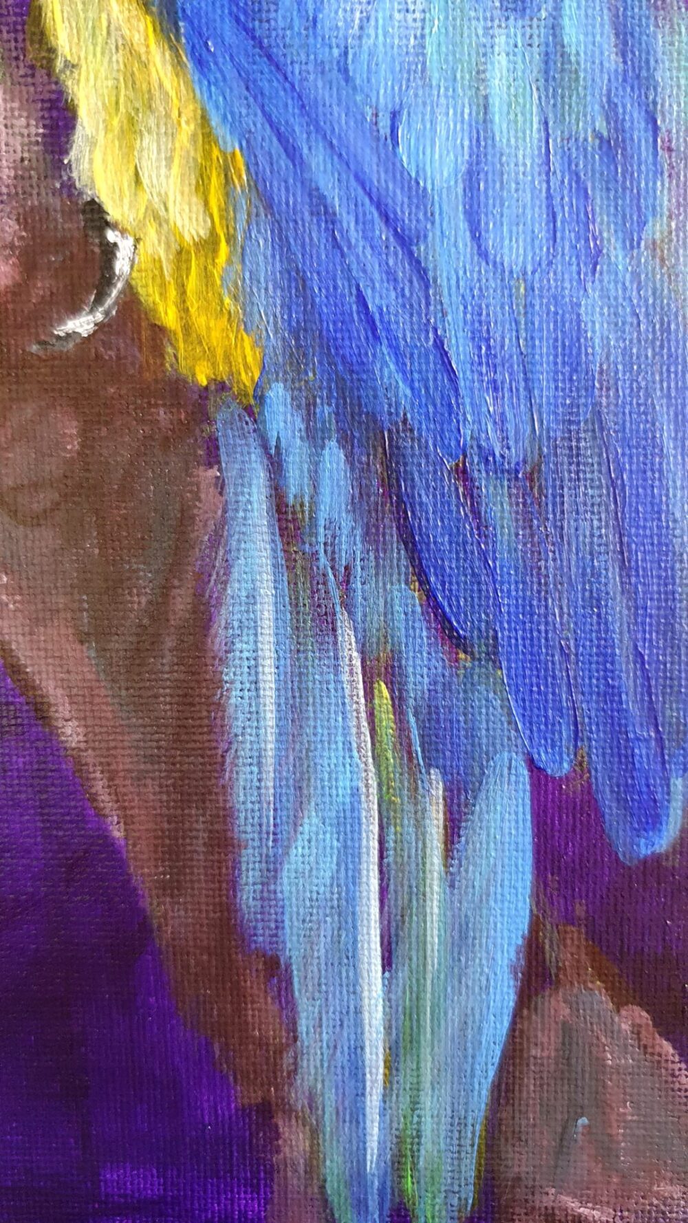 Original Acrylic Painting - Macaws in Conversation - Image 9