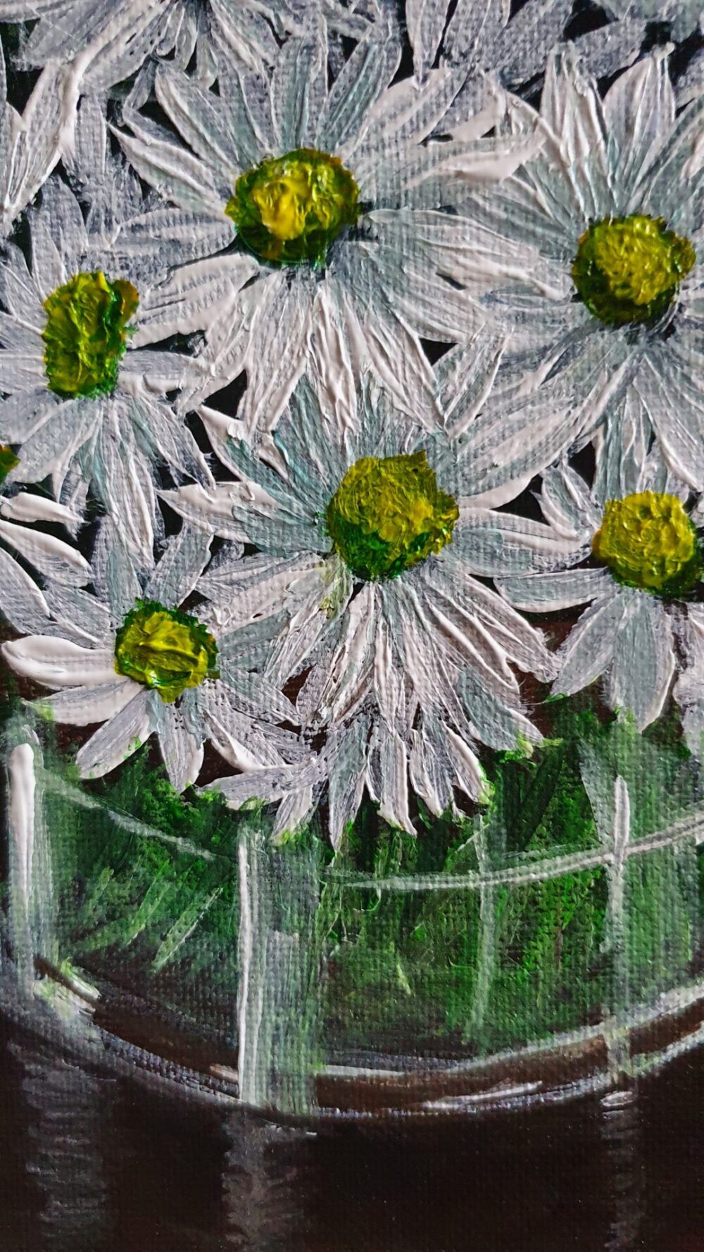 Original Acrylic Painting - Daisies - Image 4