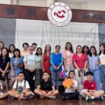 Danielle Art Original Acrylic and Oil Paintings Group photo at Thye Hua Kwan Moral Welfare Society event.