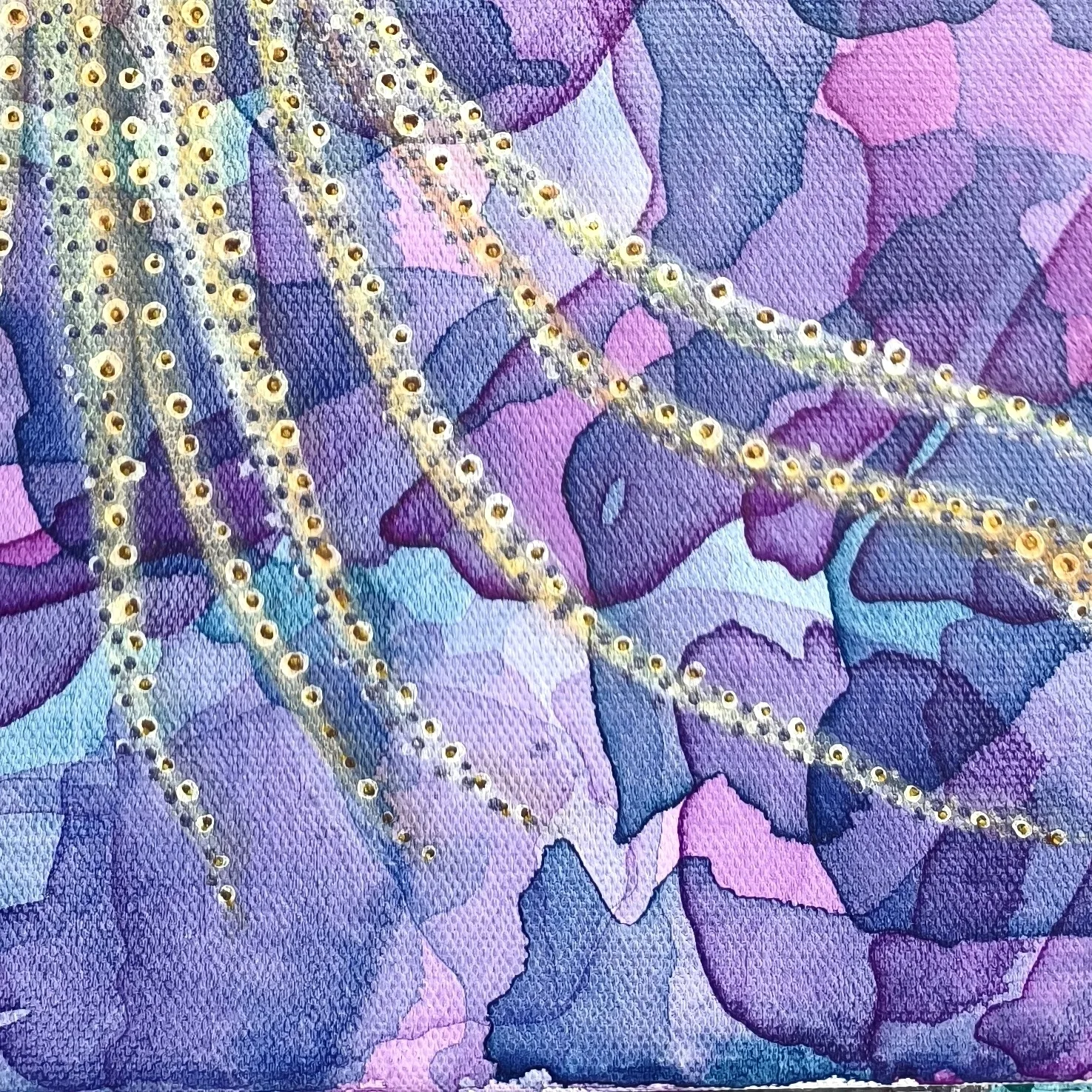 Close-up detail 3 of Drifting Luminescence 2 by Danielle Siauw