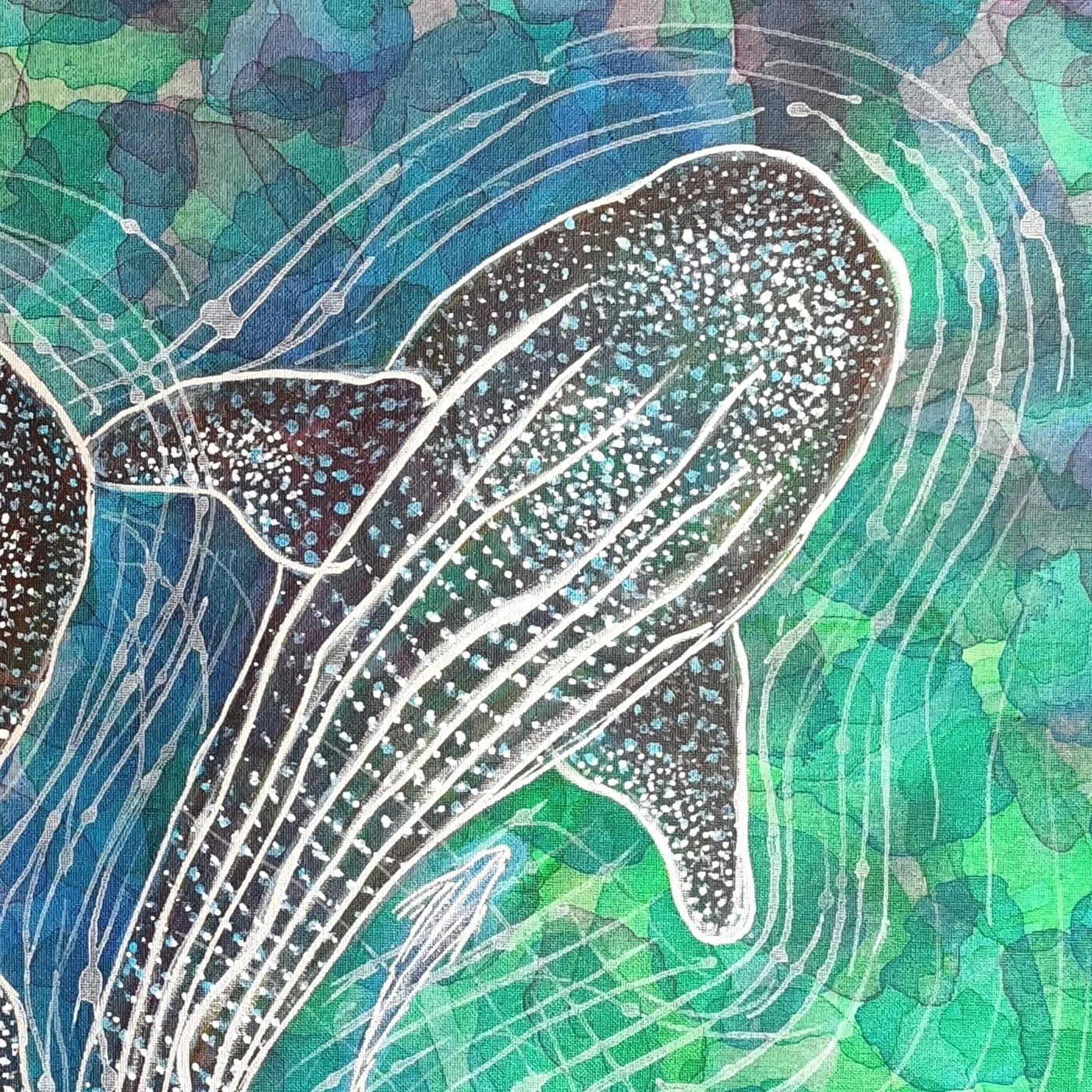 Close-up detail 2 of Gentle Giants by Danielle Siauw