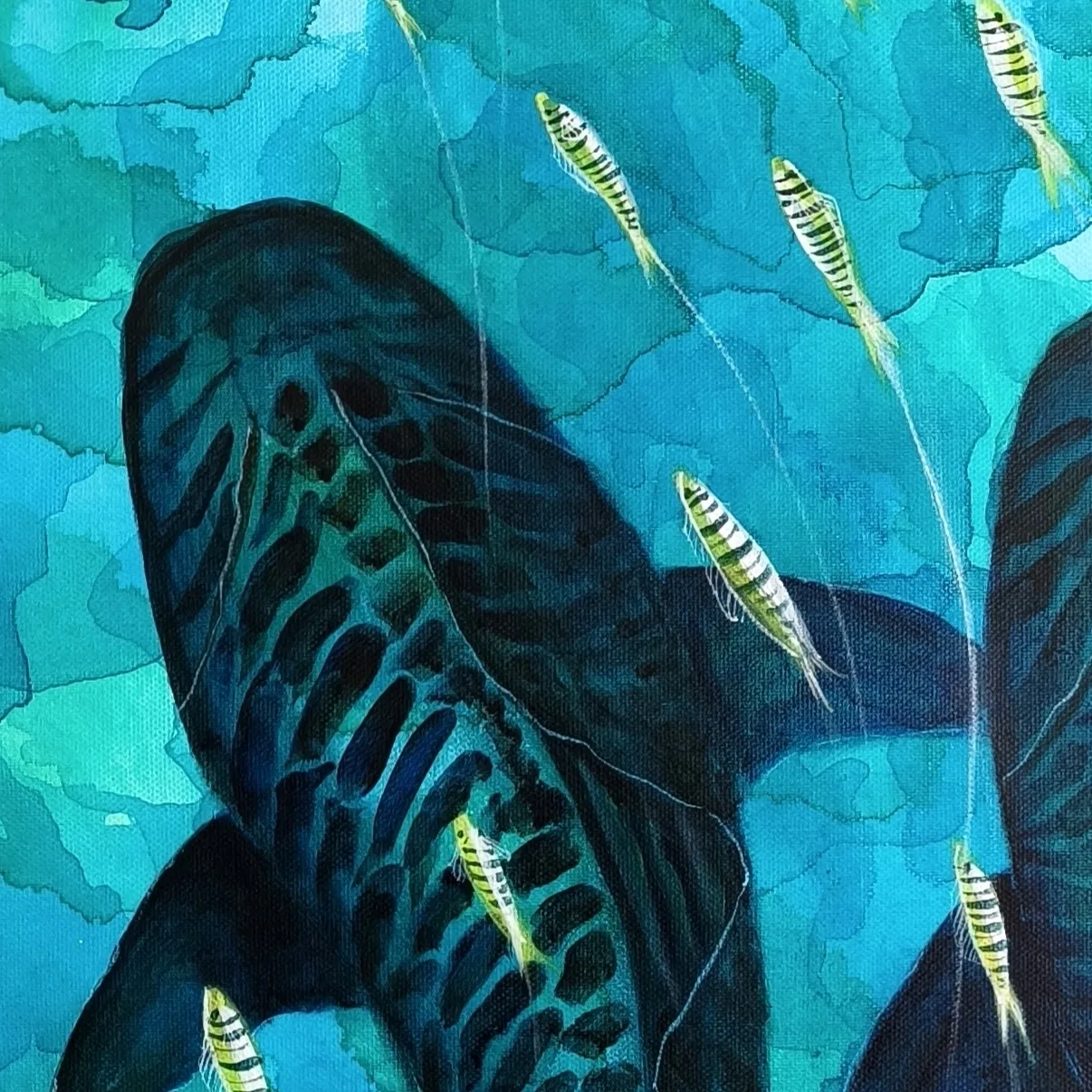 Close-up detail 2 of Quiet Strength by Danielle Siauw
