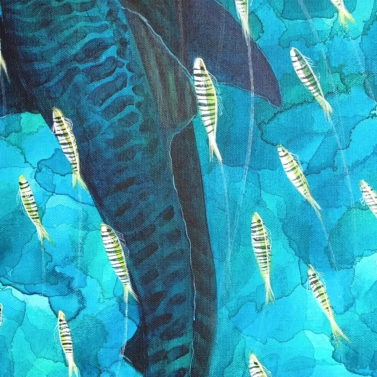 Close-up detail 3 of Quiet Strength by Danielle Siauw