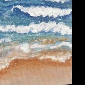 Canvas Prints - Dusk at the beach — closeup 3