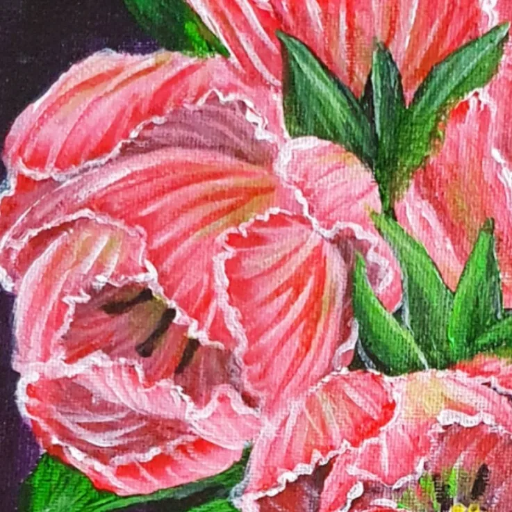 Tulip in a Vase — closeup 2
