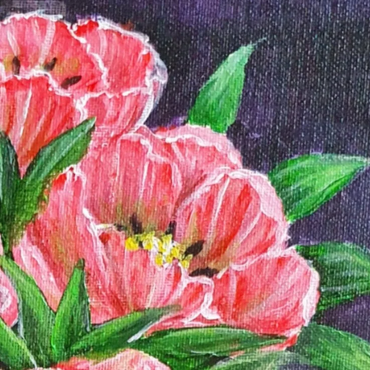 Tulip in a Vase — closeup 3