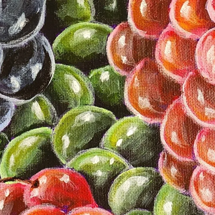 Bunches of Grapes — closeup 2