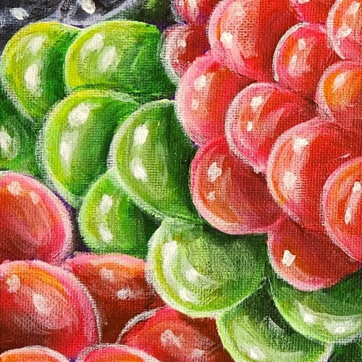 Bunches of Grapes — closeup 3