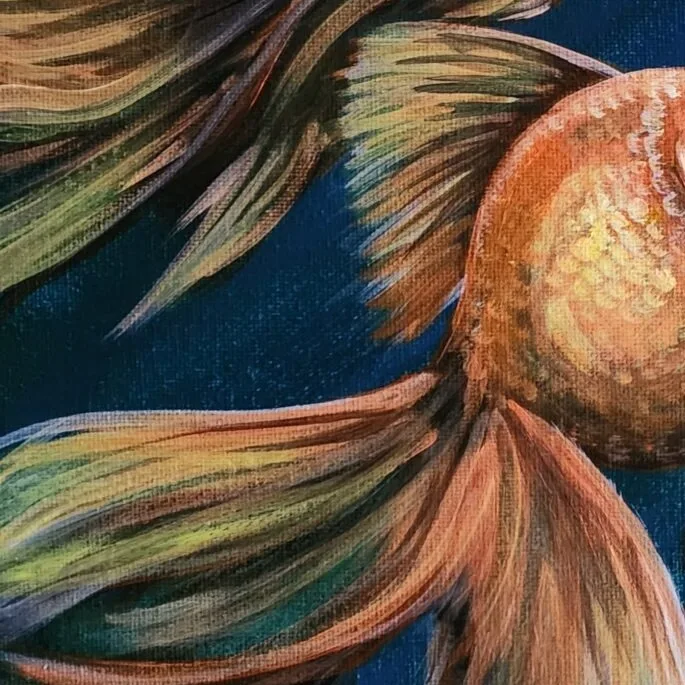 Dance of the Goldfish — closeup 2