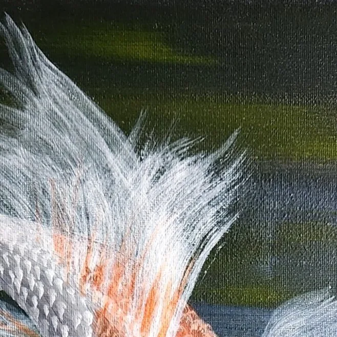 Tranquil Depth: Ethereal Dance of the Kois 1 — closeup 3