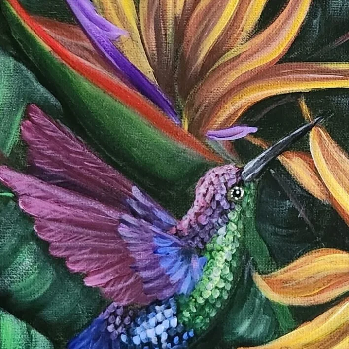Bird of Paradise 1 — closeup 3