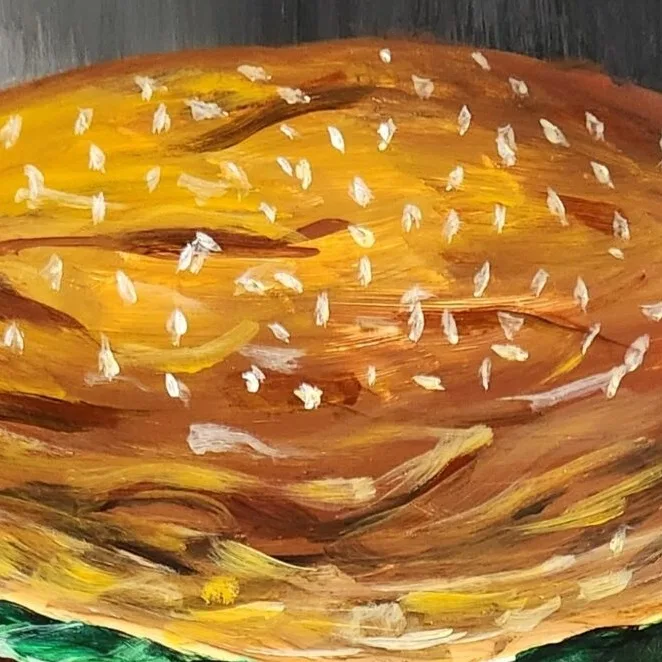 Gastronomic Reverie: A Visual Ode to the Classic Hamburger — closeup 3