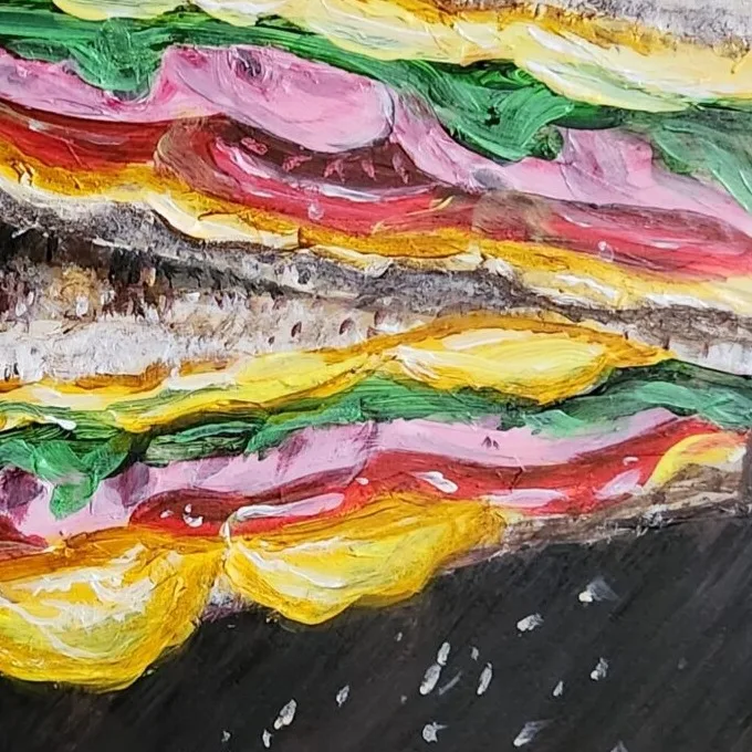 Gastronomic Reverie: A Visual Ode to the Sandwich — closeup 2