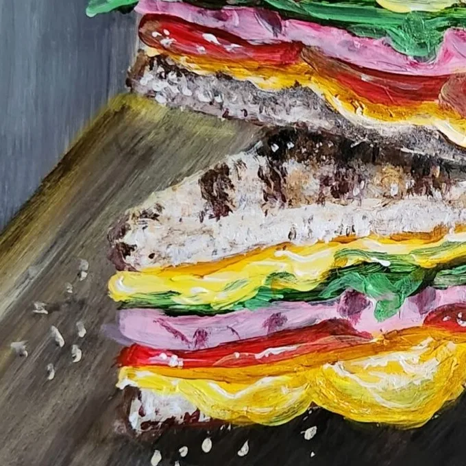 Gastronomic Reverie: A Visual Ode to the Sandwich — closeup 3