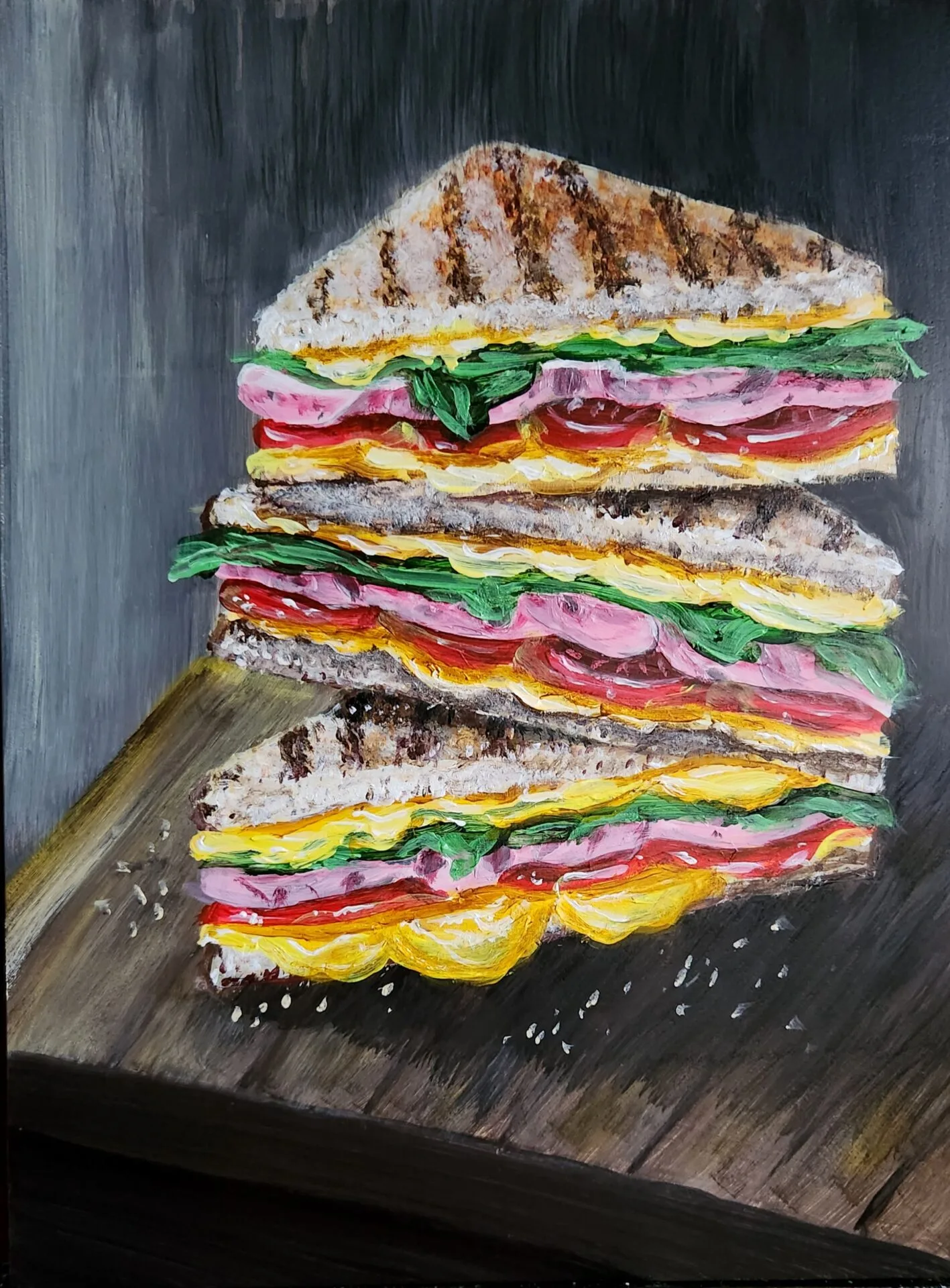 Gastronomic Reverie: A Visual Ode to the Sandwich