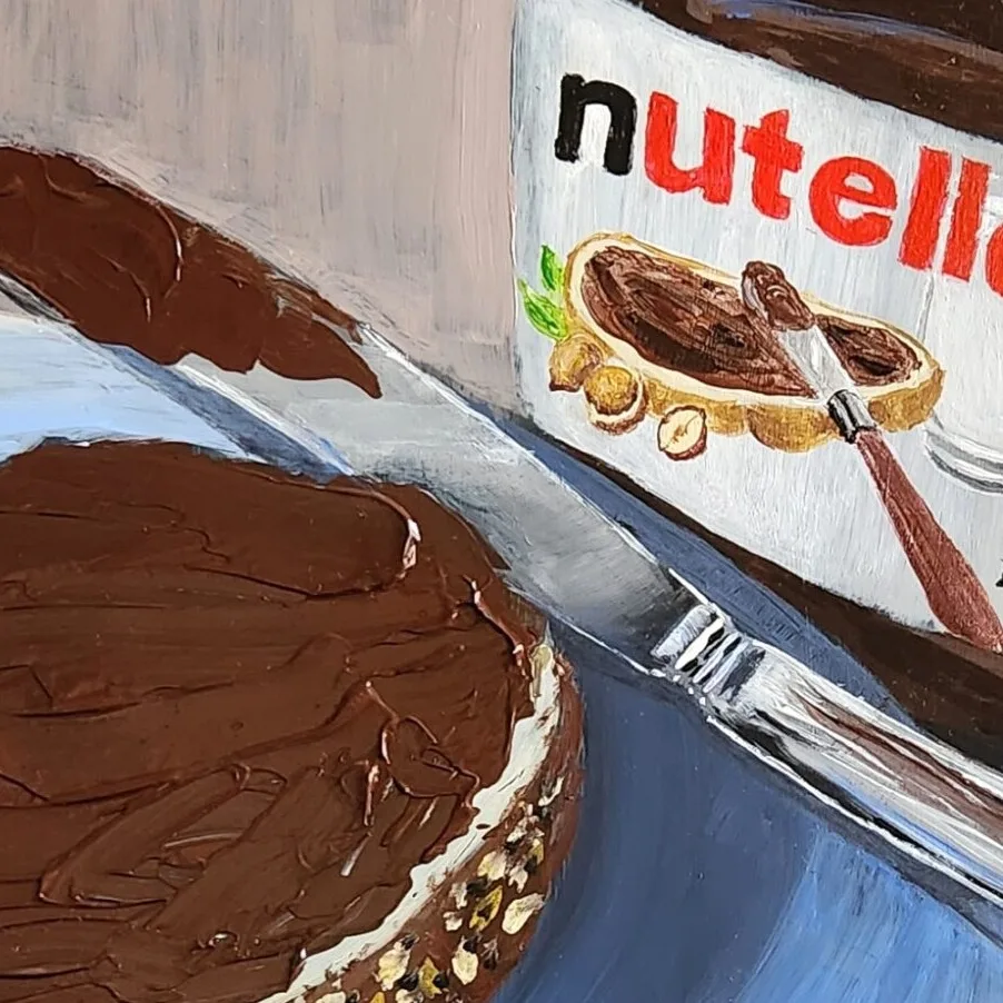 GASTRONOMIC REVERIE: A VISUAL ODE TO NUTELLA — closeup 2