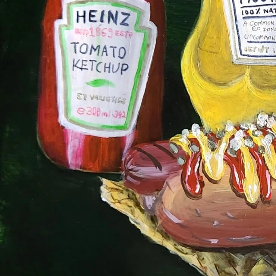 GASTRONOMIC REVERIE: A VISUAL ODE TO Hotdog & Bun — closeup 3