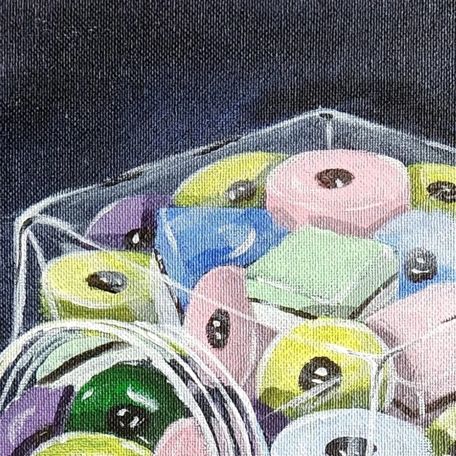 Jar of Licorice — closeup 2