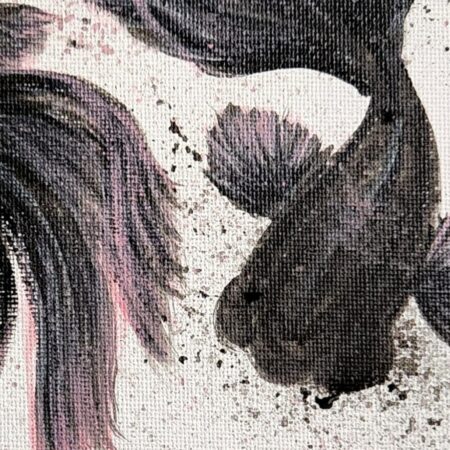 Black Goldfishes — closeup 1