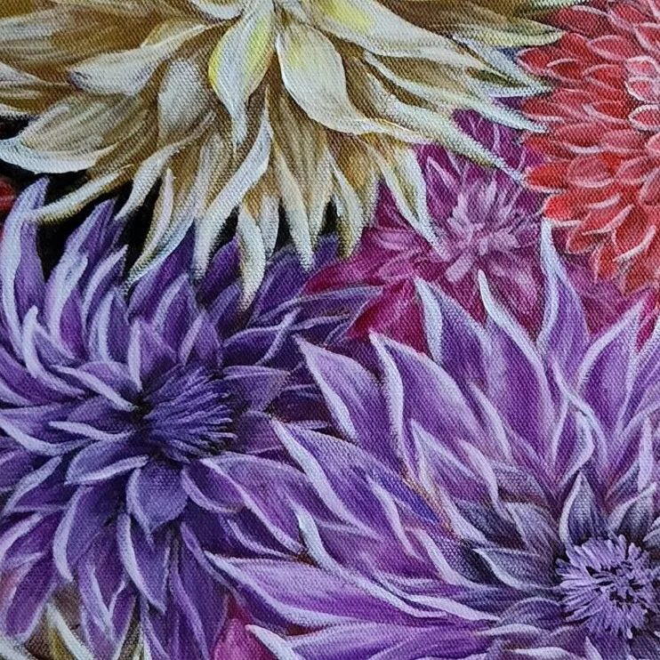 My Darling Dahlias — closeup 1