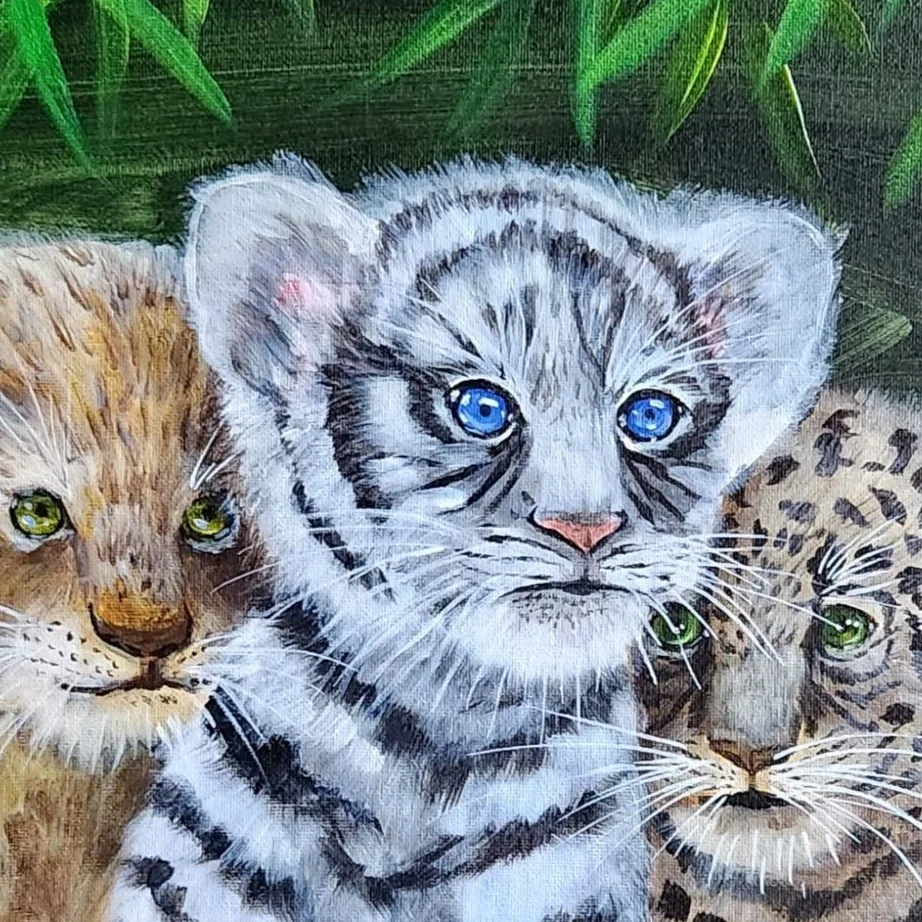 Jungle Siblings — closeup 1