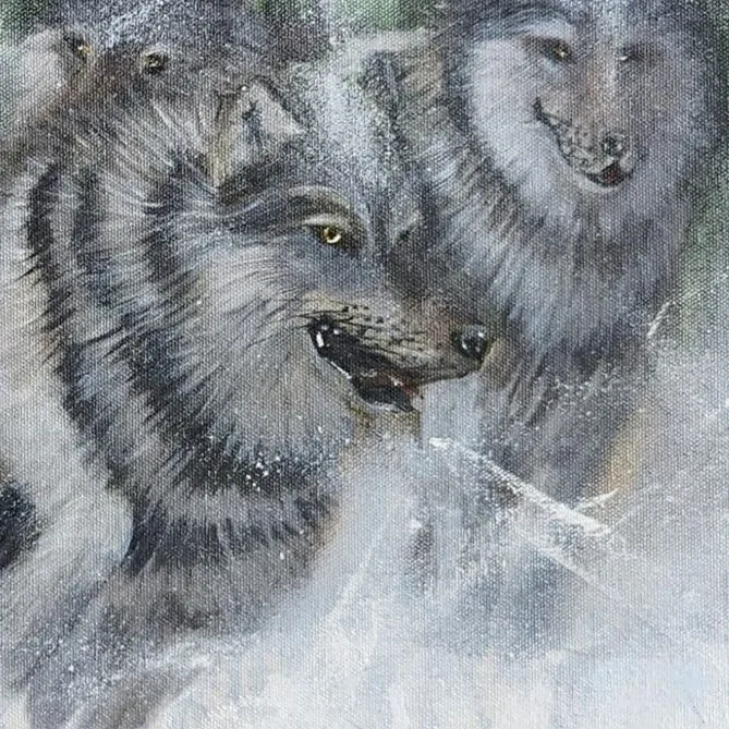 Run with the Pack — closeup 2