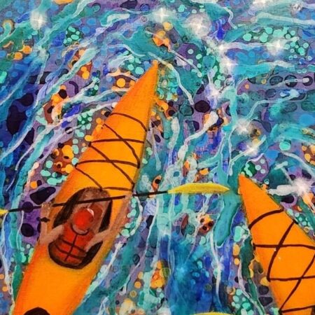 Canoeing in Tioman — closeup 1