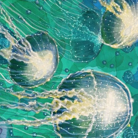 Close-up detail 1 of Where the Current Takes Us by Danielle Siauw